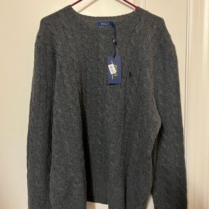 Polo Ralph Lauren Grey Heather Wool Long Sleeve